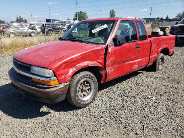1GCCS195028207939 - 2002 CHEVROLET S TRUCK S1 RED photo 2
