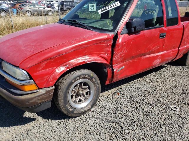 1GCCS195028207939 - 2002 CHEVROLET S TRUCK S1 RED photo 9