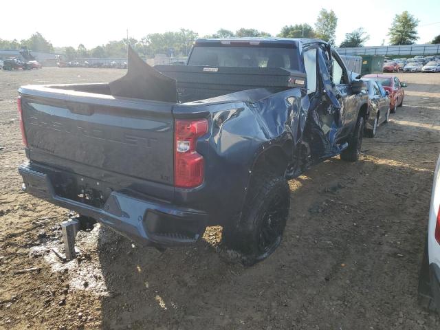 1GC4YNE73NF112423 - 2022 CHEVROLET SILVERADO BLUE photo 4