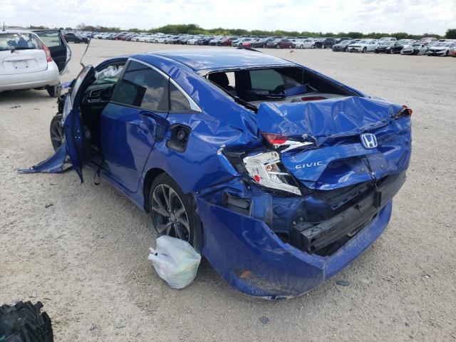 19XFC2F89LE005364 - 2020 HONDA CIVIC SPOR BLUE photo 3
