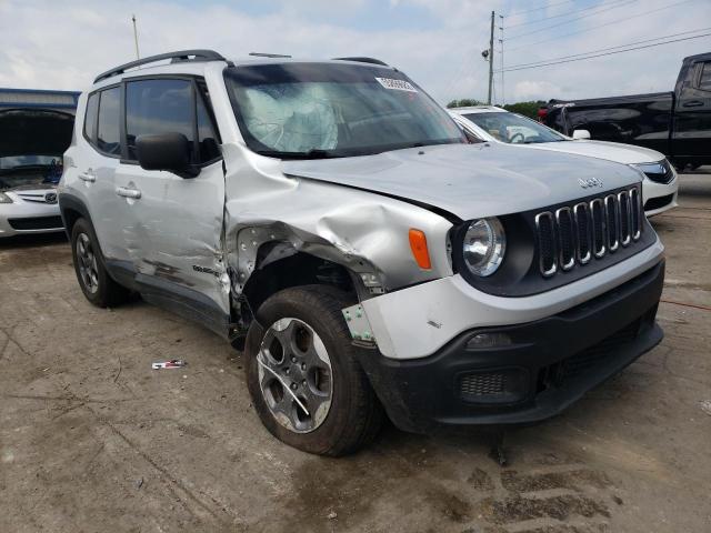 ZACCJAAT9GPE02189 - 2016 JEEP RENEGADE S SILVER photo 1