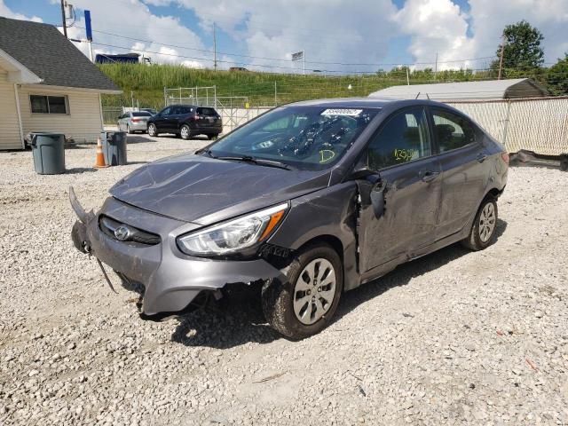 KMHCT4AEXHU299809 - 2017 HYUNDAI ACCENT SE GRAY photo 2