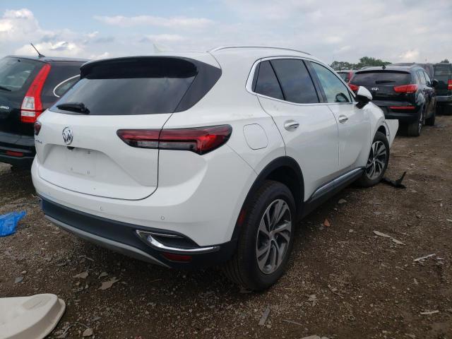 LRBFZNR44MD179157 - 2021 BUICK ENVISION E WHITE photo 4