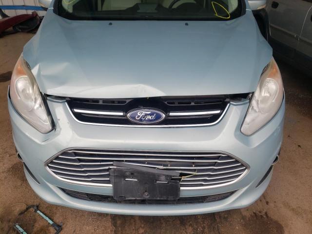 1FADP5BU1DL530661 - 2013 FORD C-MAX SEL BLUE photo 9