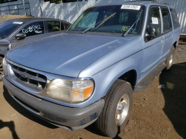 1FMZU34E7WZA55709 - 1998 FORD EXPLORER BLUE photo 2