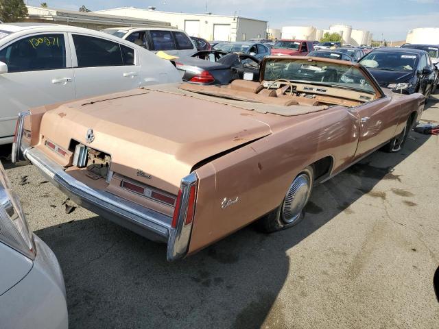 6L67S5Q234783 - 1975 CADILLAC ELDORADO BROWN photo 4