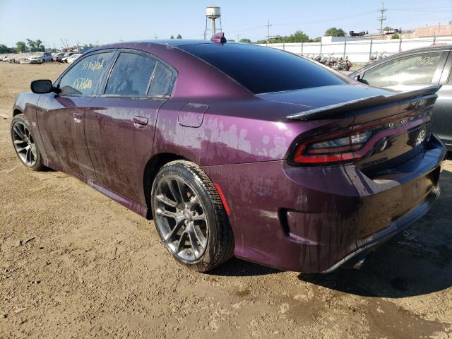 2C3CDXGJ9LH201506 - 2020 DODGE CHARGER SC PURPLE photo 3