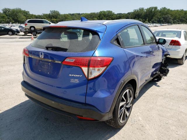 3CZRU5H11KG701712 - 2019 HONDA HR-V SPORT BLUE photo 4