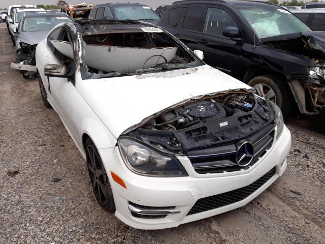 WDDGJ4HBXFG401571 - 2015 MERCEDES-BENZ C 250 WHITE photo 1