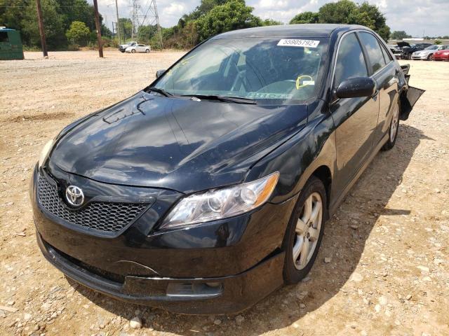 4T1BE46K18U209922 - 2008 TOYOTA CAMRY CE BLACK photo 2