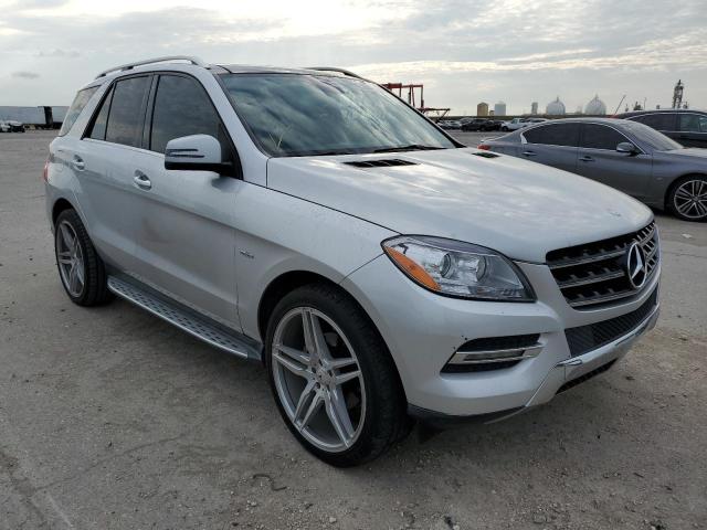 4JGDA5HB7CA015185 - 2012 MERCEDES-BENZ ML 350 4MA SILVER photo 1