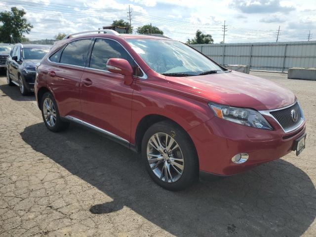 JTJBC1BA5A2021859 - 2010 LEXUS RX 450 RED photo 1