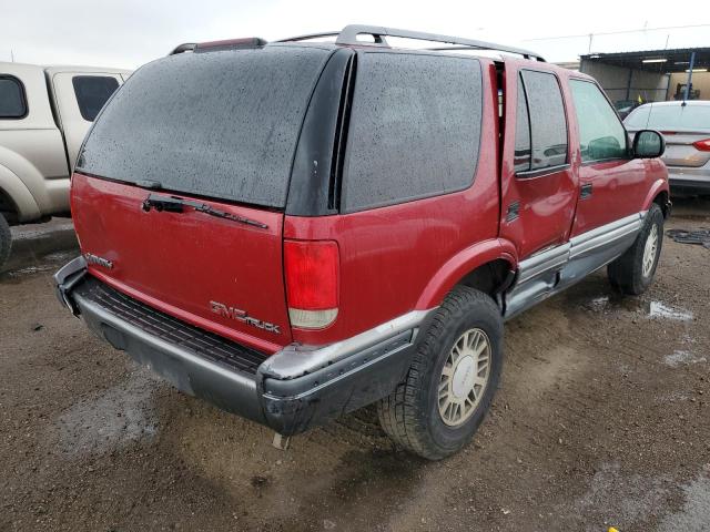 1GKDT13W8V2561626 - 1997 GMC JIMMY RED photo 4