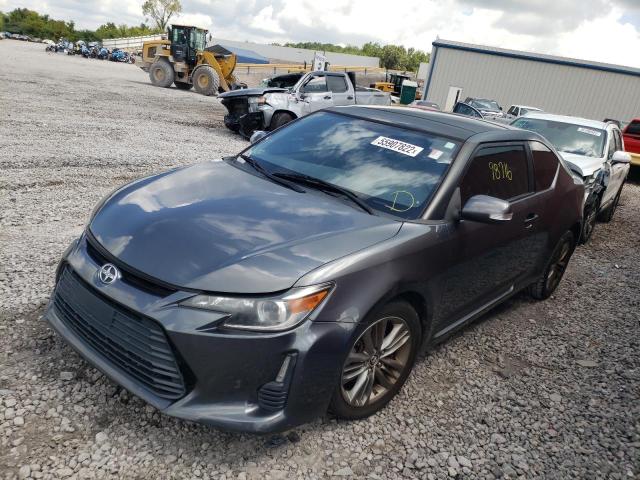 JTKJF5C77E3074121 - 2014 TOYOTA SCION TC 灰色 照片 2