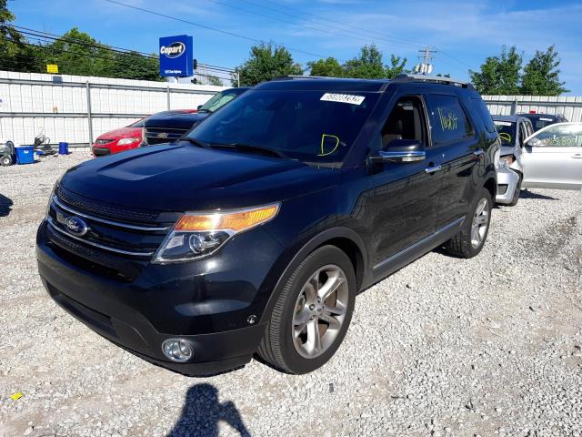 1FM5K8F86DGA53953 - 2013 FORD EXPLORER L Սև լուսանկար 2