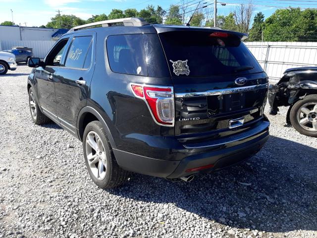 1FM5K8F86DGA53953 - 2013 FORD EXPLORER L Սև լուսանկար 3