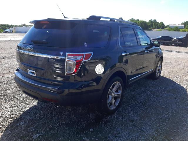 1FM5K8F86DGA53953 - 2013 FORD EXPLORER L Սև լուսանկար 4