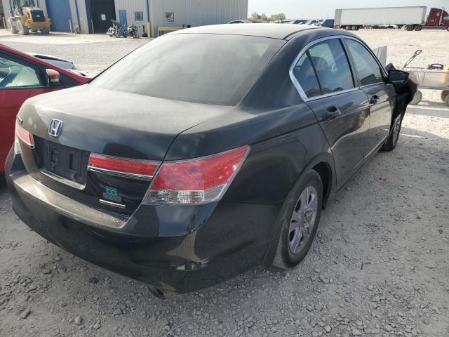 1HGCP2F6XCA240169 - 2012 HONDA ACCORD SE BLACK photo 4