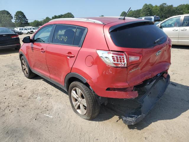 KNDPB3A28C7295385 - 2012 KIA SPORTAGE B RED photo 3