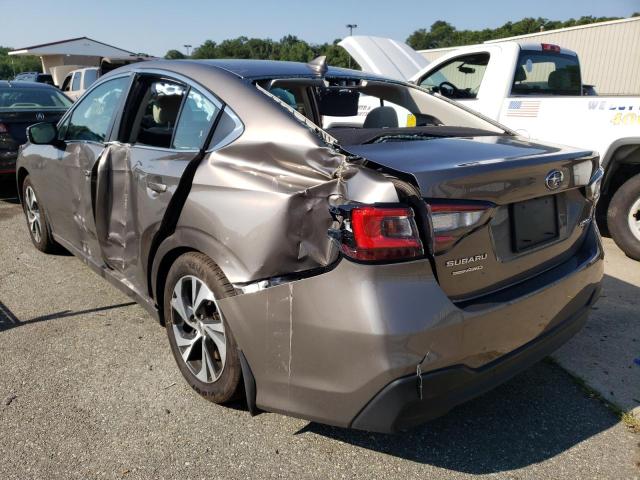 4S3BWAF69N3011674 - 2022 SUBARU LEGACY PRE BROWN photo 3