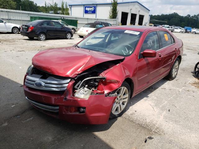 3FAHP08138R237630 - 2008 FORD FUSION SEL RED photo 2