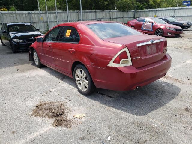 3FAHP08138R237630 - 2008 FORD FUSION SEL RED photo 3