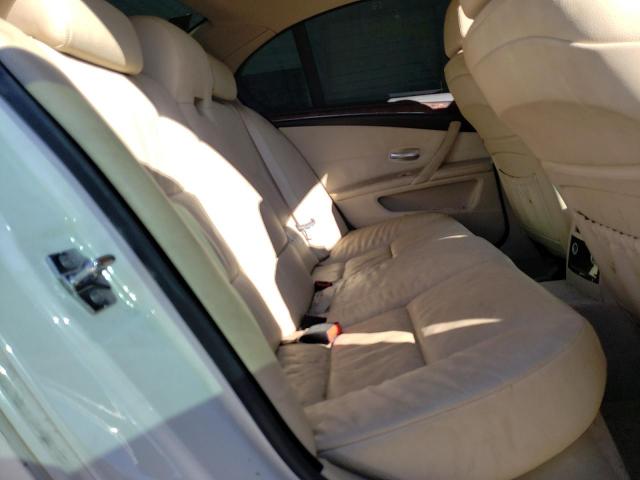 WBANW13538CZ82230 - 2008 BMW 5 SERIES WHITE photo 6