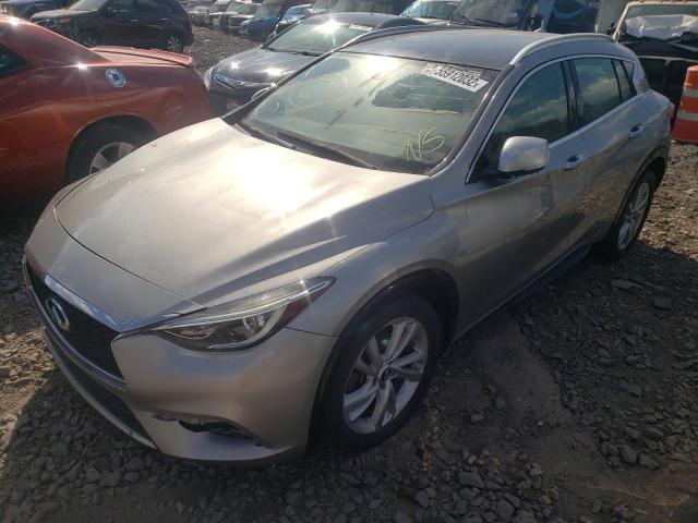 SJKCH5CPXHA021842 - 2017 INFINITI QX30 BASE SILVER photo 2