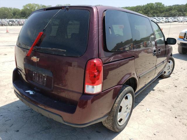 1GNDU23W57D188526 - 2007 CHEVROLET UPLANDER L Tünd qırmızı foto 4