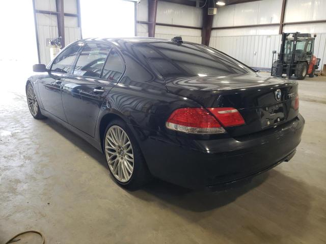 WBAHN83547DT74699 - 2007 BMW 750 BLACK photo 3