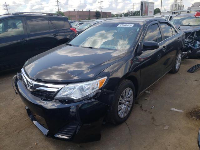 4T4BF1FK1ER393417 - 2014 TOYOTA CAMRY L/ BLACK photo 2