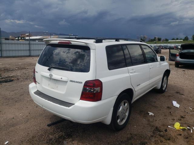 JTEEP21A070216599 - 2007 TOYOTA HIGHLANDER WHITE photo 4