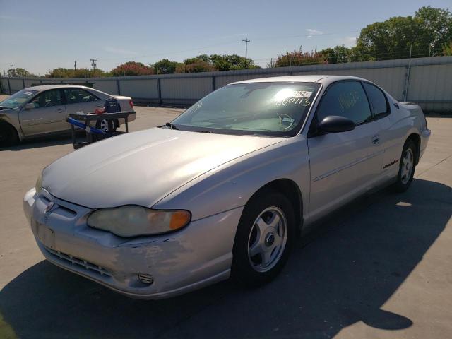 2G1WW12E349400713 - 2004 CHEVROLET MONTE CARL ვერცხლისფერი ფოტო 2
