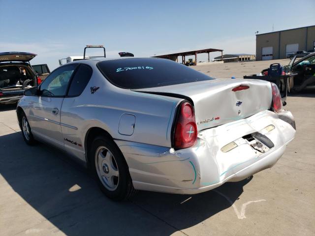 2G1WW12E349400713 - 2004 CHEVROLET MONTE CARL ვერცხლისფერი ფოტო 3