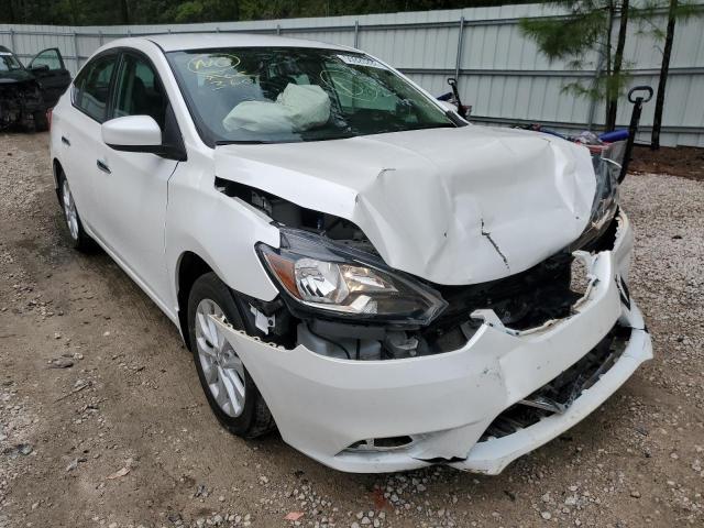 3N1AB7AP6JL658187 - 2018 NISSAN SENTRA S/S WHITE photo 1