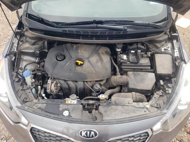 KNAFZ4A84F5299349 - 2015 KIA FORTE EX GRAY photo 7