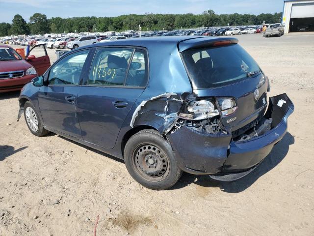 WVWDB7AJ9CW259261 - 2012 VOLKSWAGEN GOLF 蓝色 照片 3