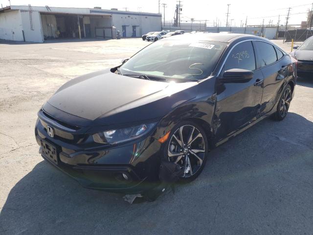 2HGFC2F89MH535227 - 2021 HONDA CIVIC SPOR BLACK photo 2