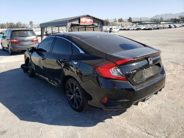 2HGFC2F89MH535227 - 2021 HONDA CIVIC SPOR BLACK photo 3