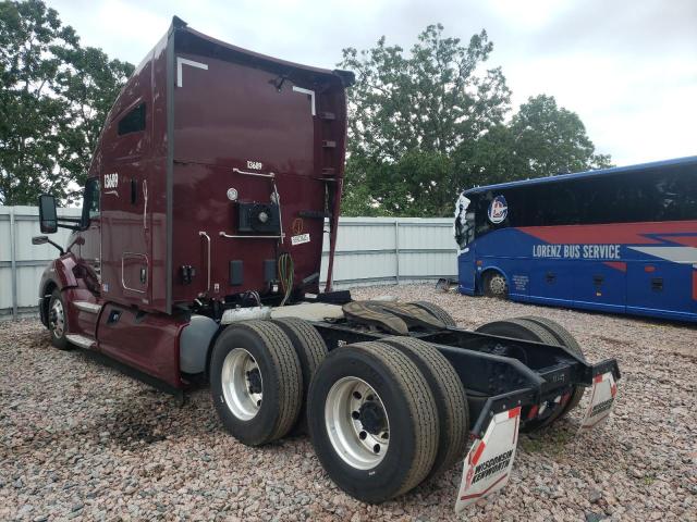 1XKYD48X2NJ471122 - 2022 KENWORTH CONSTRUCTI BURGUNDY photo 3