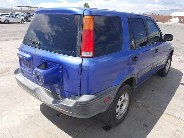 JHLRD2849YC000686 - 2000 HONDA CR-V LX BLUE photo 4