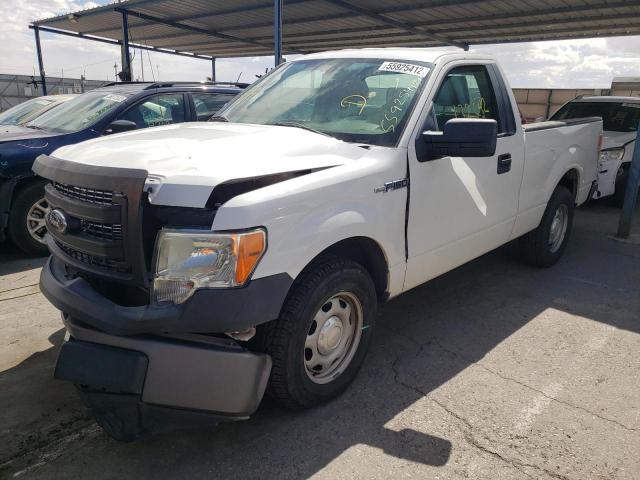 1FTMF1CM4DKF96079 - 2013 FORD F150 WHITE photo 2