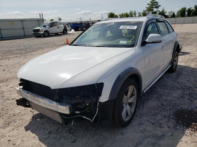 WA19FAFL2DA186678 - 2013 AUDI A4 ALLROAD WHITE photo 2