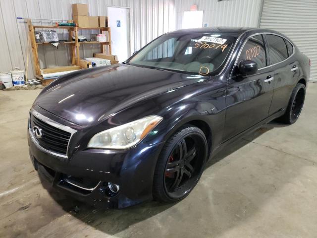 JN1AY1AR7BM570074 - 2011 INFINITI M56 X BLACK photo 2