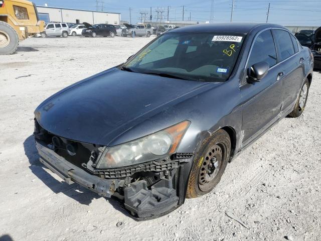 1HGCP2F38AA055198 - 2010 HONDA ACCORD LX GRAY photo 2