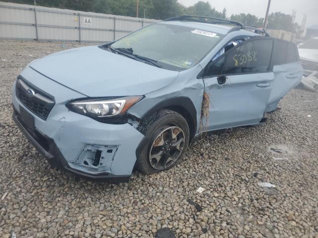 JF2GTAEC3KH367205 - 2019 SUBARU CROSSTREK BLUE photo 2