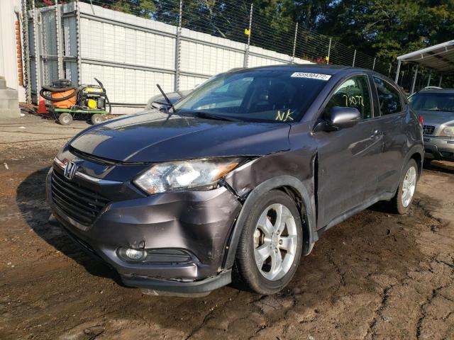 3CZRU5H50GM738407 - 2016 HONDA HR-V EX GRAY photo 2