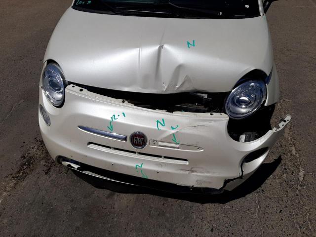 3C3CFFGE1KT773487 - 2019 FIAT 500 ELECTR WHITE photo 9