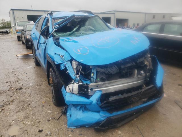 2T3J1RFV7KW022519 - 2019 TOYOTA RAV4 ADVEN BLUE photo 9