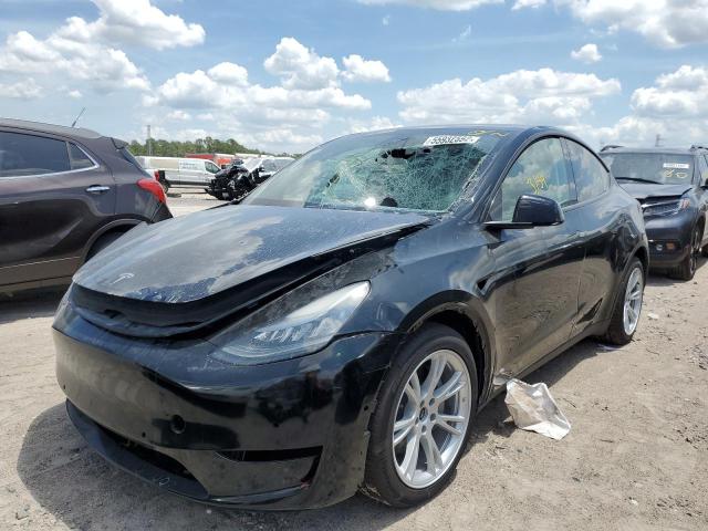 5YJYGDEE5MF153734 - 2021 TESLA MODEL Y أسود صورة 2